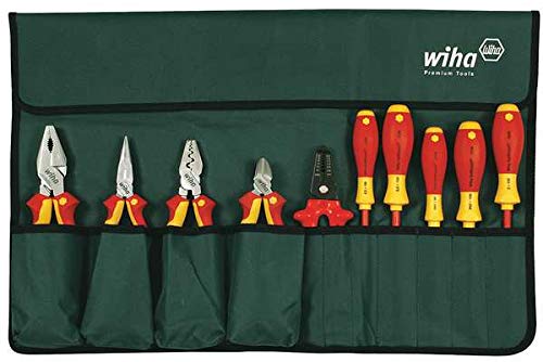 Insulated Tool Kit - 10-Piece Pliers/Cutters/Drivers Pouch Set