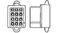 6-Position Receptacle Housing Connector