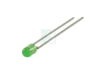 3mm Green LED Diode - T-1 Package/Case