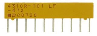 Resistor Network/Array 4310R-101-152LF 1.5k Ohm 10SIP