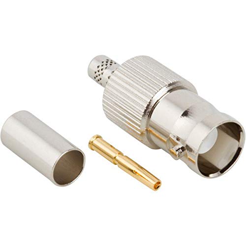 BNC Jack Connector 50 Ohm Crimp