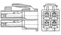 CONN PLUG HSG 6POS 3.96MM