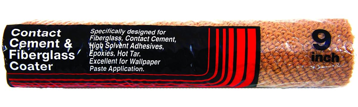 Paint Roller Cover - 9&quot; Polyester Nap - Smooth Surfaces - Epoxy Floor Coatings, Adhesives