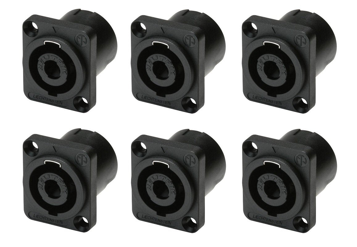 4-Pole Male Panel Mount Connector