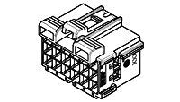 Female Connector Housing for Wire-to-Wire Connections - 18 Positions, 5mm Pitch