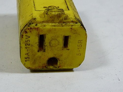 Yellow Nylon 15A Receptacle