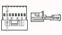 Connector - 2 Position IDC Tin 26 AWG