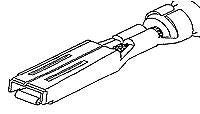 Female Contact Connector for Wire-Wire Connections - Superseal 1.5