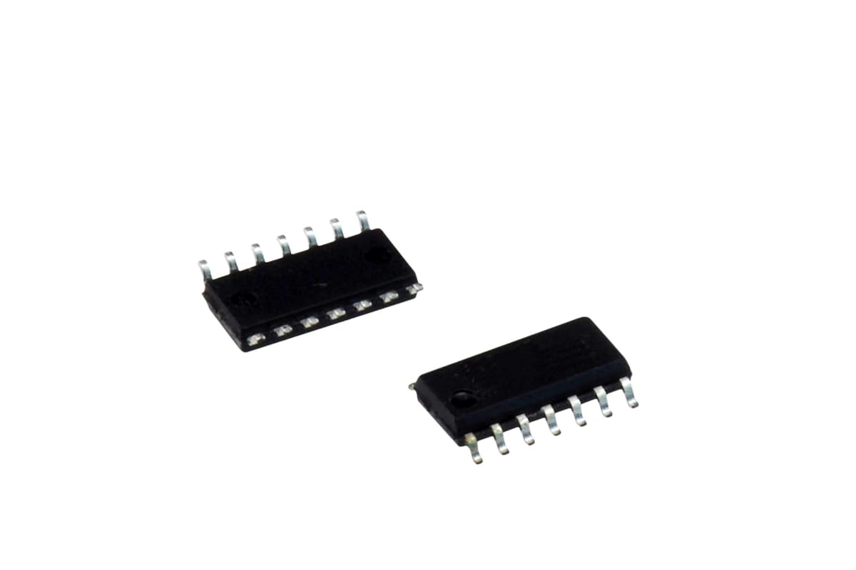 74HC D-Type Flip-Flop IC, 2 Channels, 50 MHz Clock Frequency, 14-SOIC