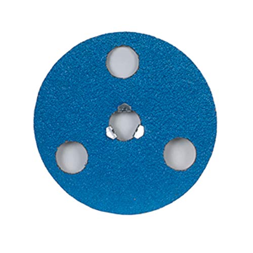 Locking See-Thru Disc - Zirconia Alumina - Extra Coarse Grit 24 - 4.50 inches