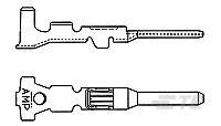 Crimp Tab Connector for 13-15 AWG Wire