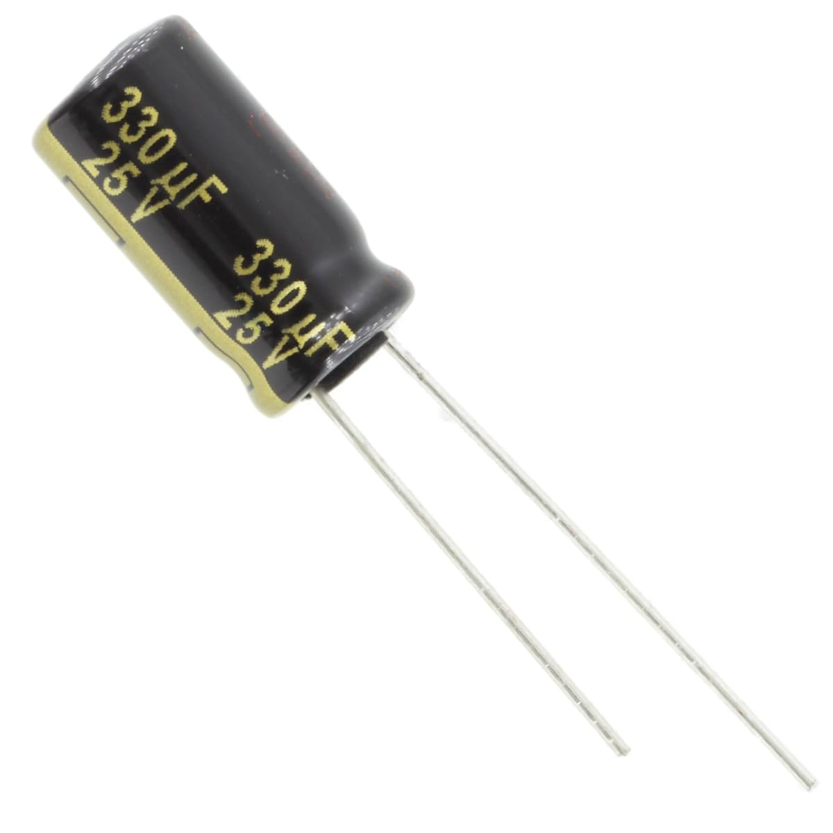 Bulk Aluminum Electrolytic Capacitor - 330uF, 25V, 20% Tolerance