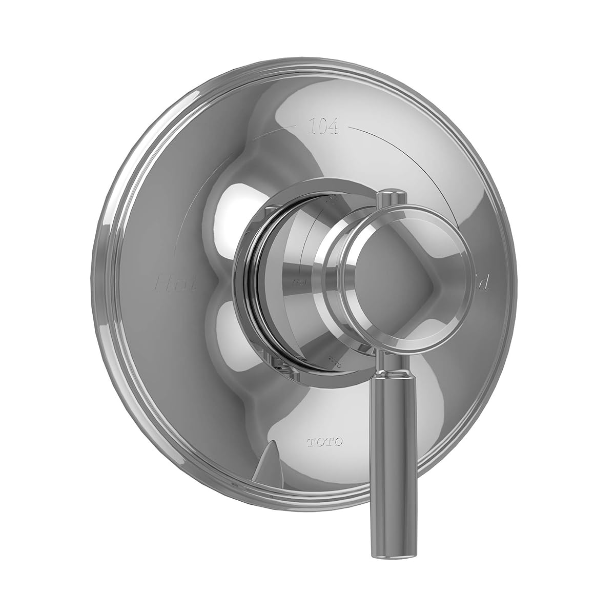 Thermostatic Mixing Valve Trim - Small - Polished Chrome