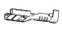 Faston Terminal - Female Receptacle, 0.375&quot; Tab Width, 10-7 AWG