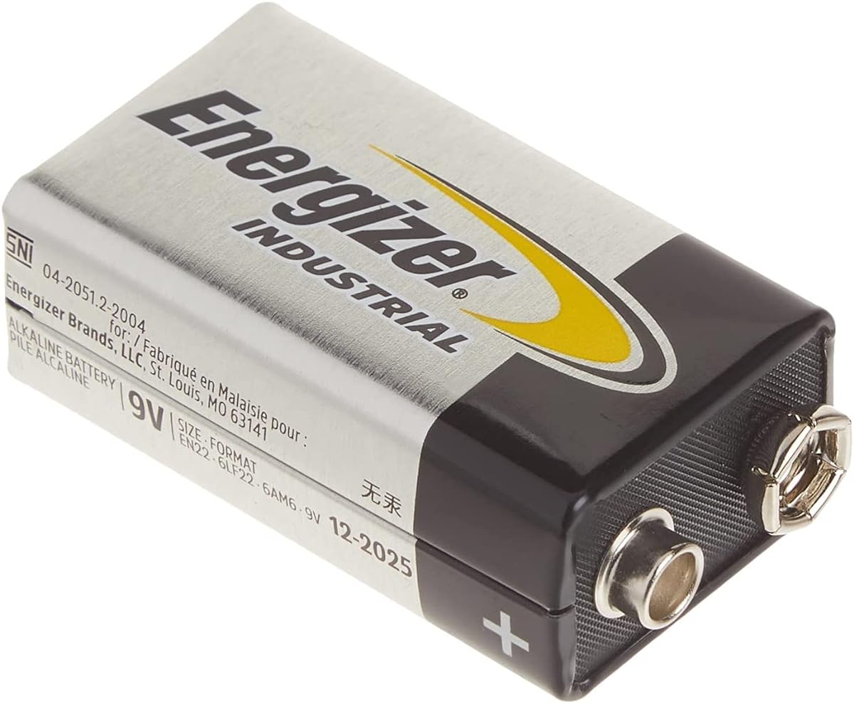 Industrial Alkaline 9V Batteries