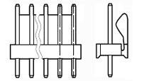 PCB Mount Header Connector Assembly - 14 Position, 2.54mm Pitch, Vertical Orientation, Wire-to-Board