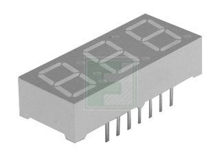 Red LED Display 0.39&quot; 7-Segment Common Anode 16-DIP