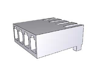 Wire-to-Board Connector System with 4 Positions