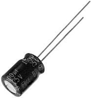 220uF 35V Radial Aluminum Electrolytic Capacitor