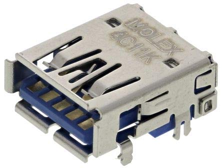 USB 3.0 Right Angle Receptacle Connector