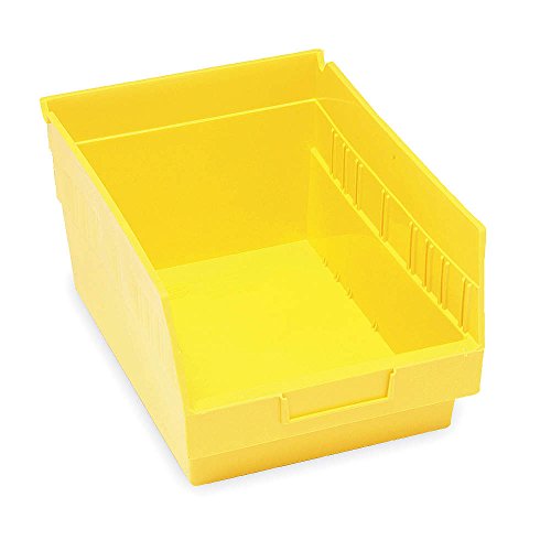 Yellow Polypropylene Shelf Bin