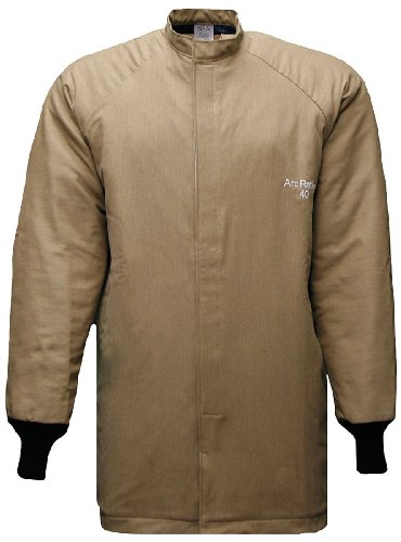 Flame Resistant Arc Flash Coat - Khaki - Size 2XL