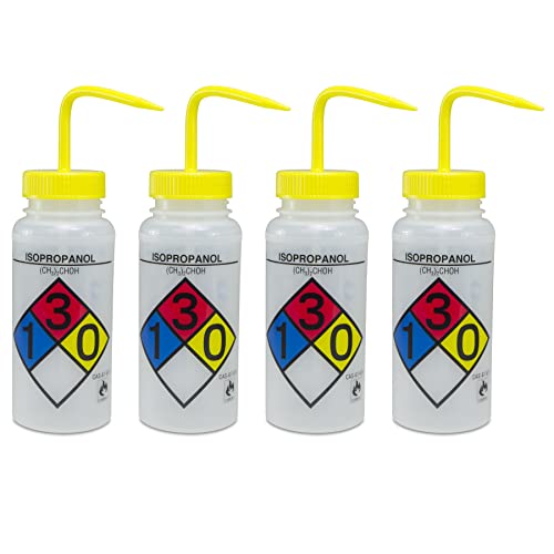 SP Safety-Labeled 4-Color Isopropan Wash Bottle 500mL