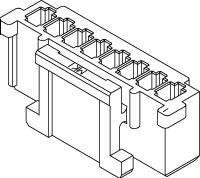 Natural Female Socket Connector with Crimp Contact Termination