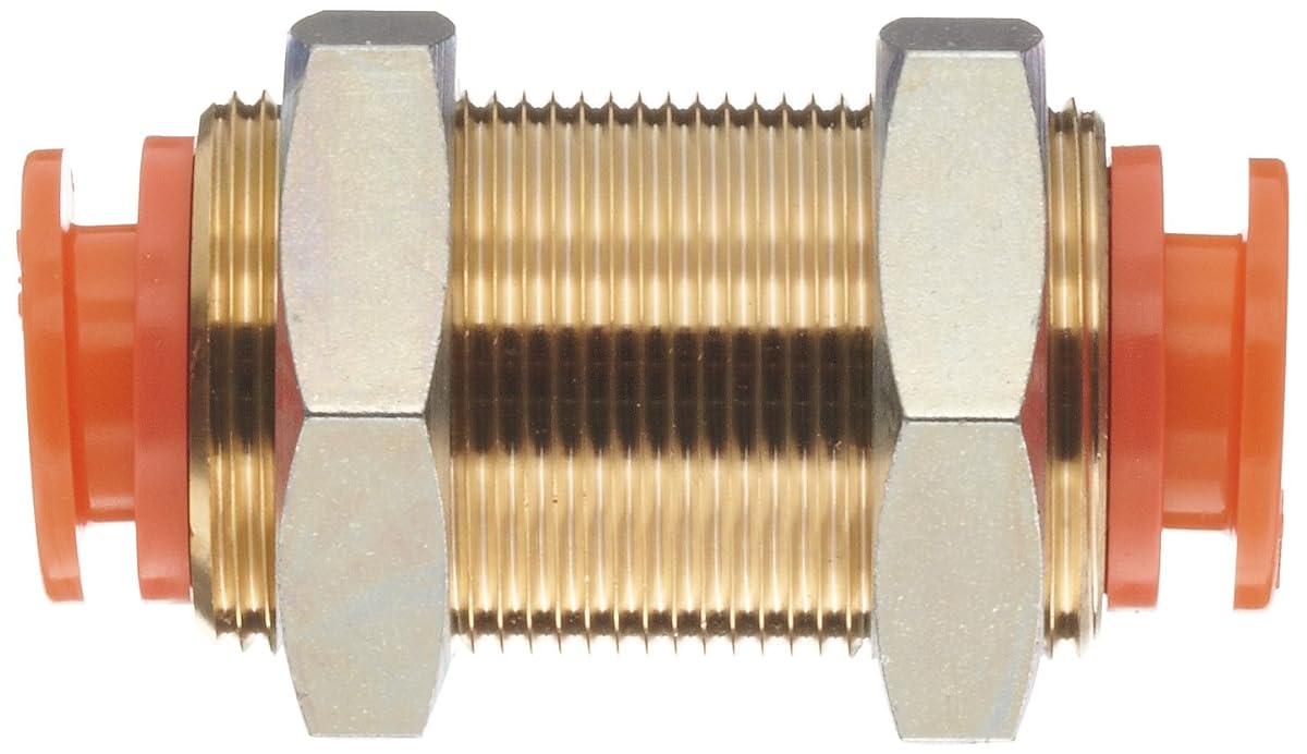 Brass and Plastic Bulkhead Union - KQ2 Series