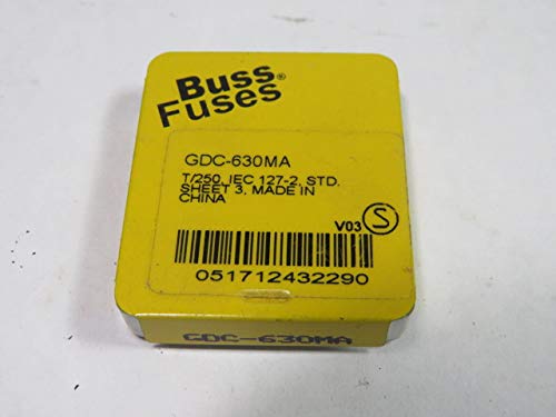 Glass Fuse 0.63A 250VAC Time Delay Cartridge