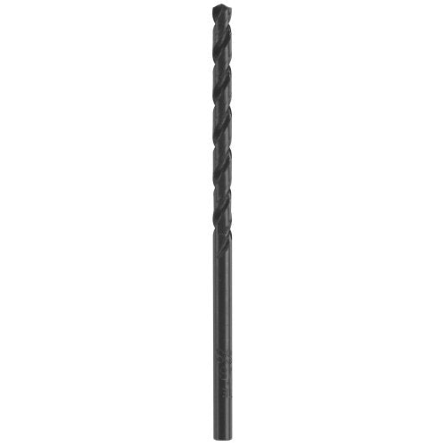 1/8" Jobber Length Drill Bit with 3-Flat Shank and Black Oxide Coating