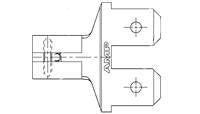 Terminal Adapter Connector for Quick Connect Terminals