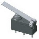 Omron D2HW-A221D Basic Snap Action Switch with Lever Actuator - SPDT