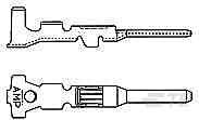 Crimp Tab Connector for 13-15 AWG Wire