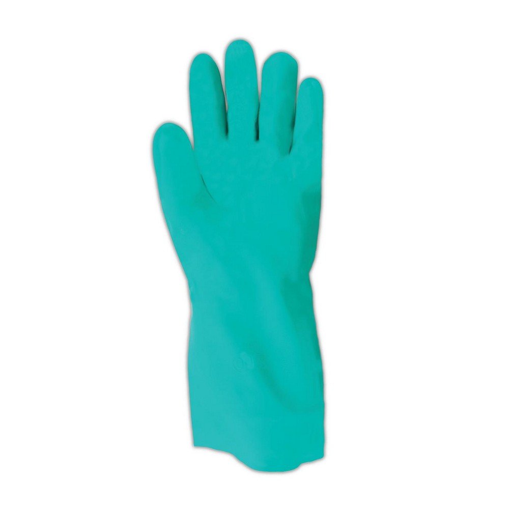 Chem & Liquid Gloves - Green, Size 7, 13-Inch Nitrile Chemical Resistant Gloves