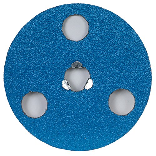 Locking See-Thru Disc - Zirconia Alumina - Extra Coarse Grit 24 - 4.50 inches