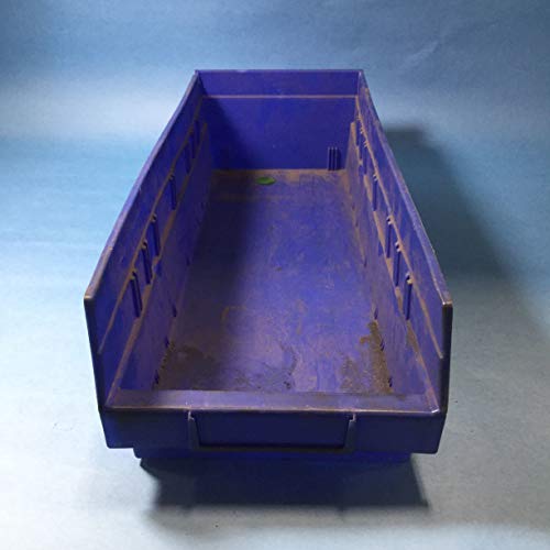 Durable Plastic Shelf Bin with Dividers