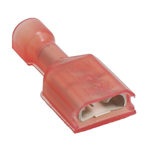 0.250 Quick Connect Female Crimp Connector Fully Insulated Terminal