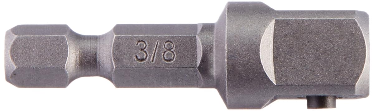 Metal Adapter SQ ADPT 3/8&quot; X 1-5/8&quot;- PIN - 1/4&quot; HEX