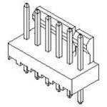 White Male Wire-Board Connector - 8 pins - KK 254 Series