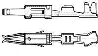 Socket Connector - 20-24 AWG Crimp, Tin Finish