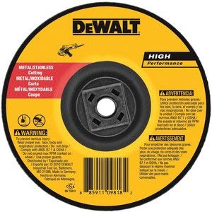 Depressed Center Cut-Off Wheel - 4 1/2 inch, Aluminum Oxide, Type 27