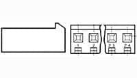 Wire-to-Board Connector, Female Socket, 3 Position, 3.96mm Pitch