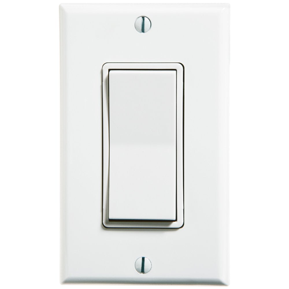 WSS0S-D0W White Rocker Switch - Commercial, Retrofit, New Construction