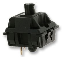 Black Plunger Actuator Keylock Switch - 12V, 10mA