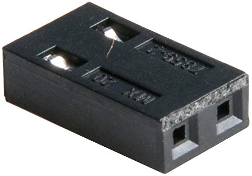 Open Top Female Socket Connector - 2 Pins