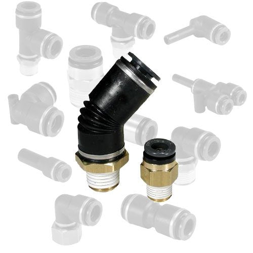 Threaded KV2 Series, Male, 3/8 in. Tube Size