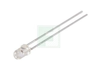 2.9mm Green LED Diode - 100mcd - THT Mounting