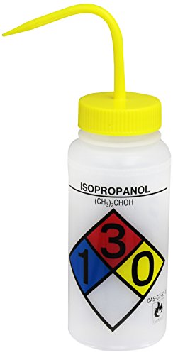 SP Safety-Labeled 4-Color Isopropan Wash Bottle 500mL