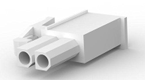 Wire-to-Wire Plug Housing - 2 Positions - 4.2mm Pitch - Polyamide - Operating Temperature Range -20 to +105°C